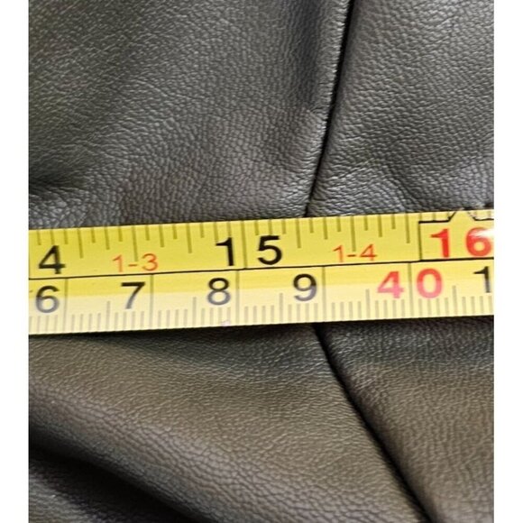 Anthropologie Plus Size 24W Colette Cropped Wide Leg Faux Leather Pants NWT - Picture 10 of 13